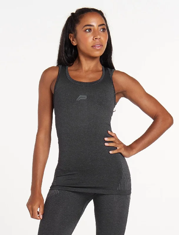 ADAPT Seamless Vest - Black.Charcoal