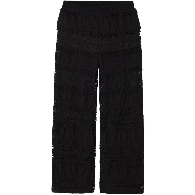 Name It Black Rilkai Wide Pants