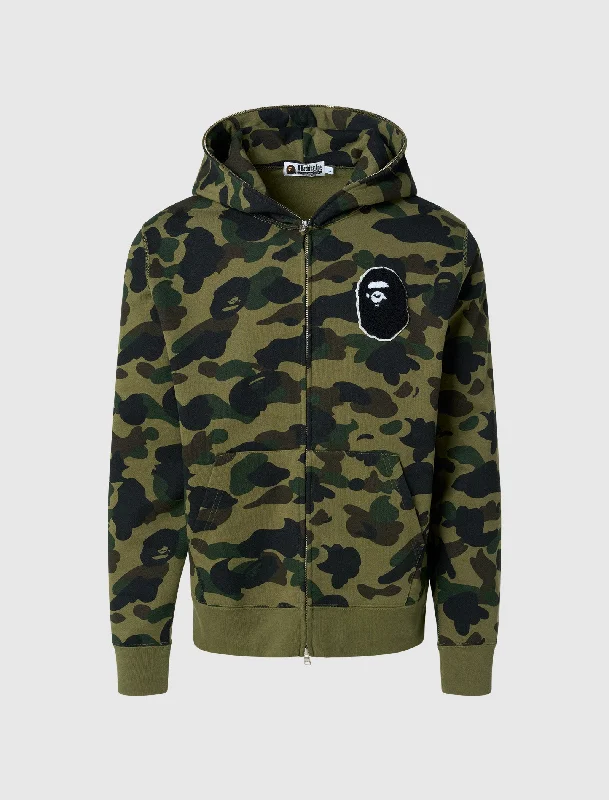 CAMO FULL ZIP HOODIE