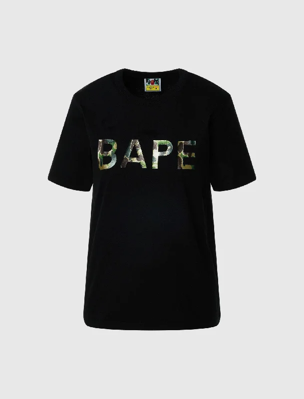 WOMEN'S GLITTER BAPE TEE