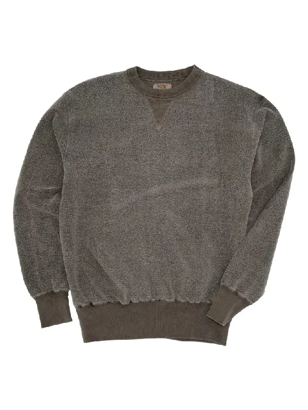 Aekainal Reversed Fleece Sweatshirt- Pigment Dyed Turkish Coffee