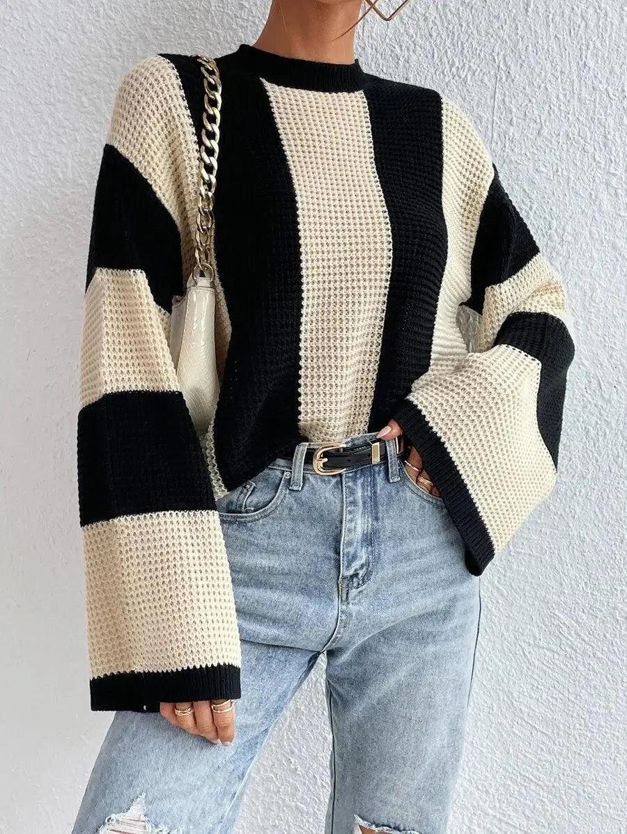 Round Neck Knitted Jumper