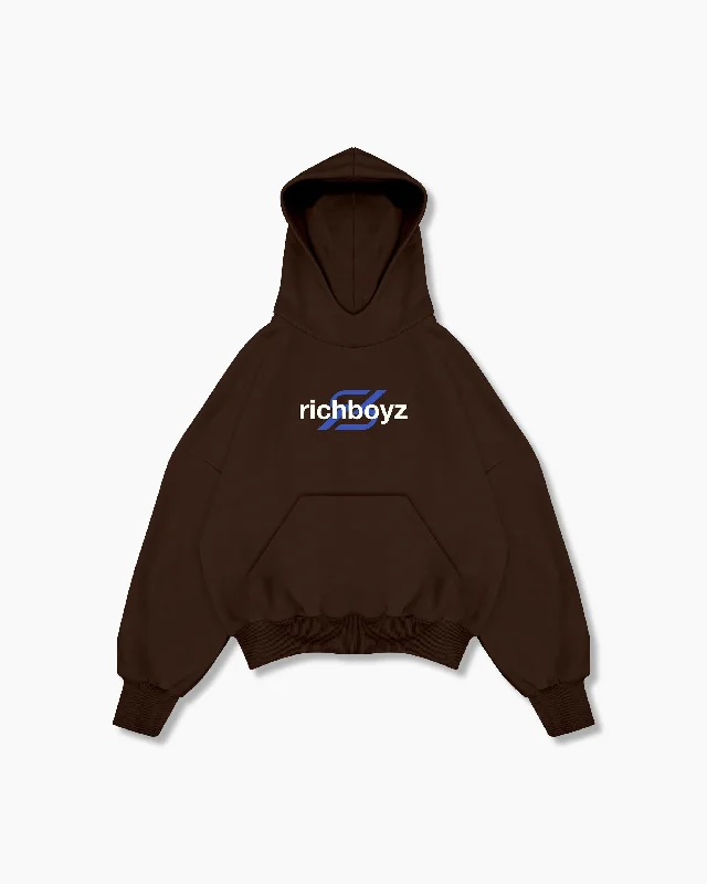 Box Hoodie - Choco Brown