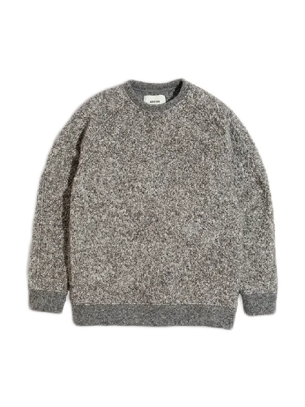 Durness Sweatshirt- Undyed Marl Fleece