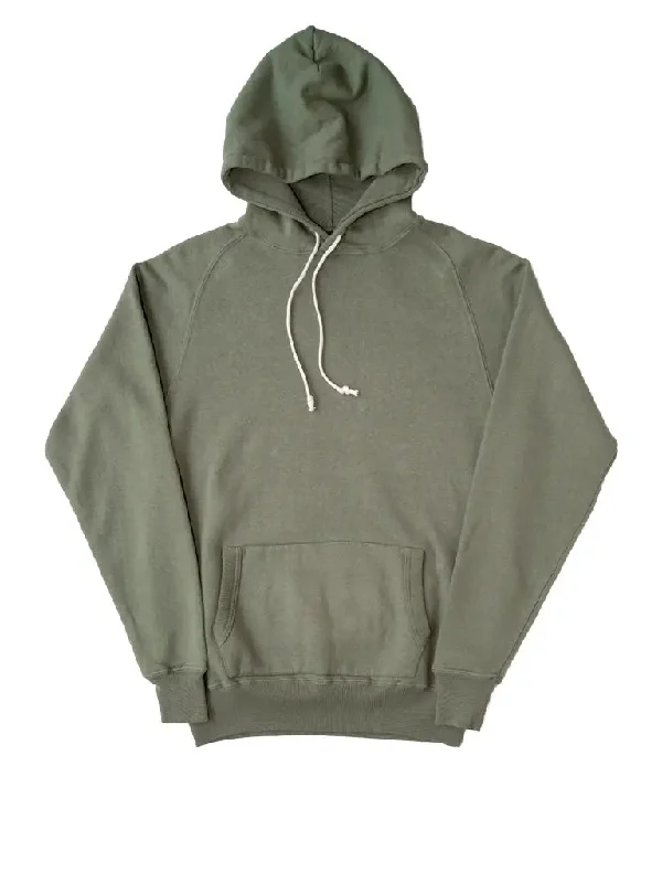 Ehu'kai Raglan Hoodie- Deep Lichen Green