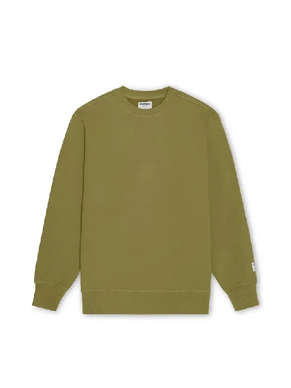 Heavyweight French Terry Crewneck- Calliste Green