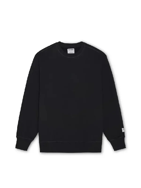 Heavyweight French Terry Crewneck- Caviar