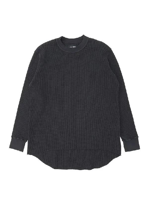 Long Sleeve Thermal- Washed Black