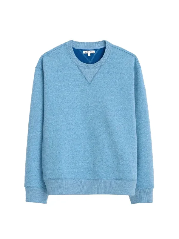 Marlon Sweatshirt- Heather Delft Blue