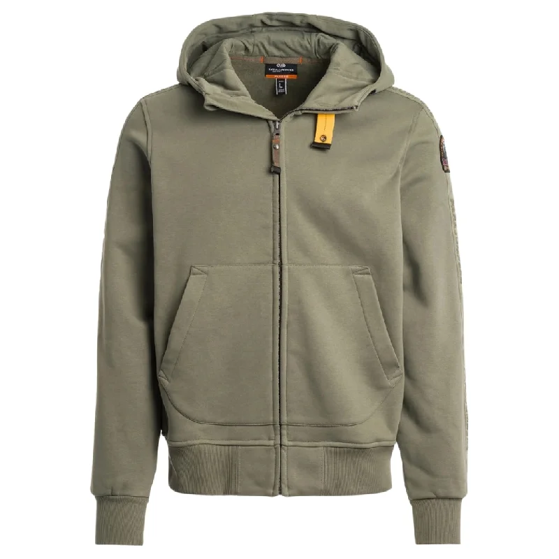 Parajumpers Aldrin Thyme Green Zip-Up Hoodie