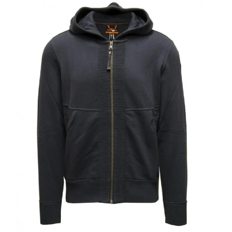 Parajumpers Wilton Dark Navy Blue Zip-Up Hoodie