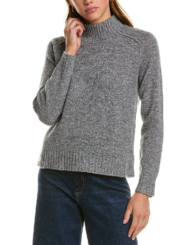 Hannah Rose Turtleneck Wool & Cashmere-Blend Sweater