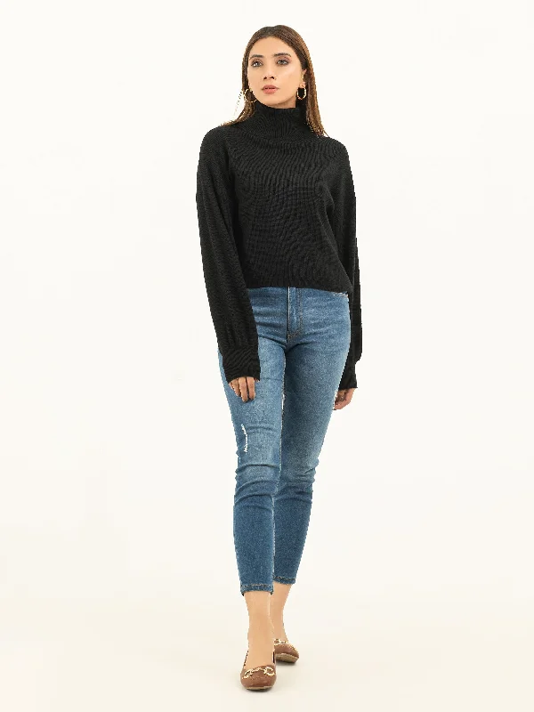 Knitted Turtle Neck Sweater