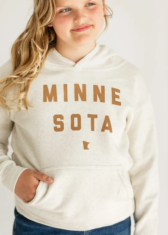 Youth Minnesota Heather Hooded Sweatshirt - FINAL SALE