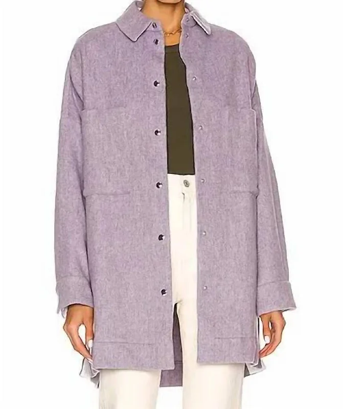 Bardak Coat In Lilac