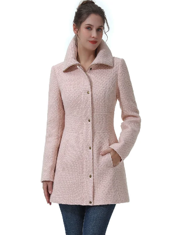 BGSD Women Ana Boucle Wool Walking Coat