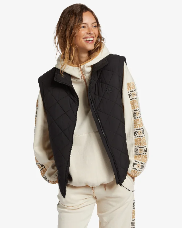 Billabong Transport Puffer Vest-Black