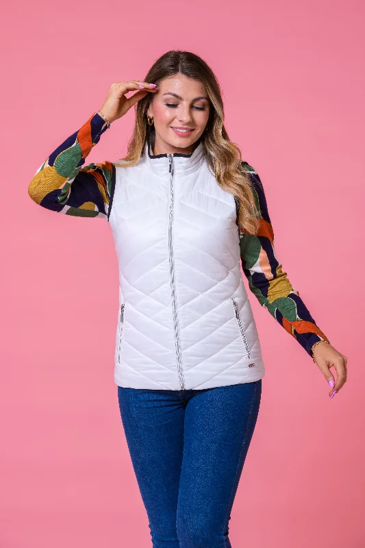 Diagonal Stitch Gilet