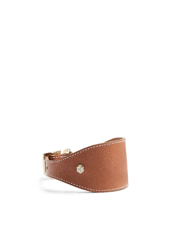 Fig Whippet Dog Collar - Tan