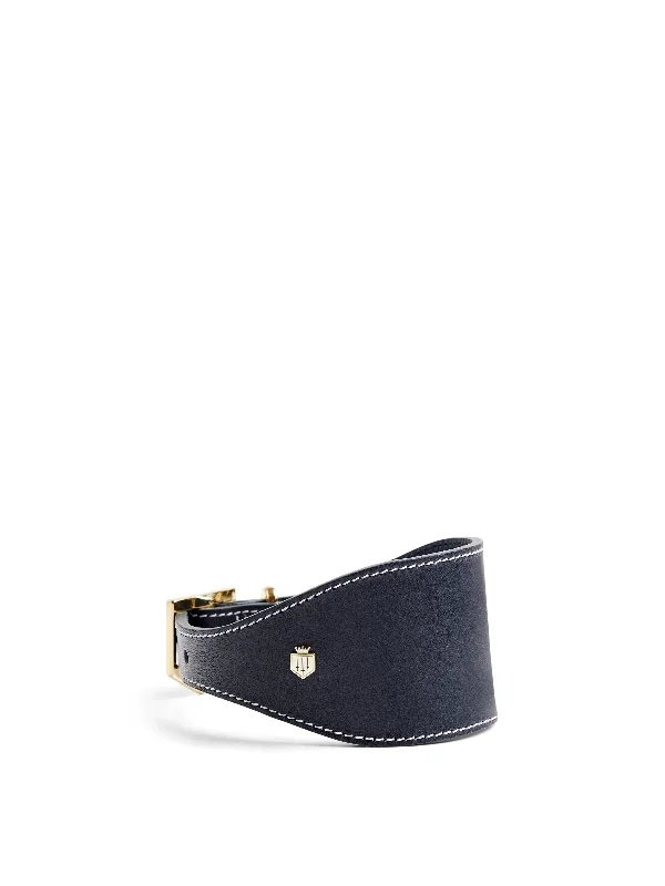 Fig Whippet Dog Collar - Navy