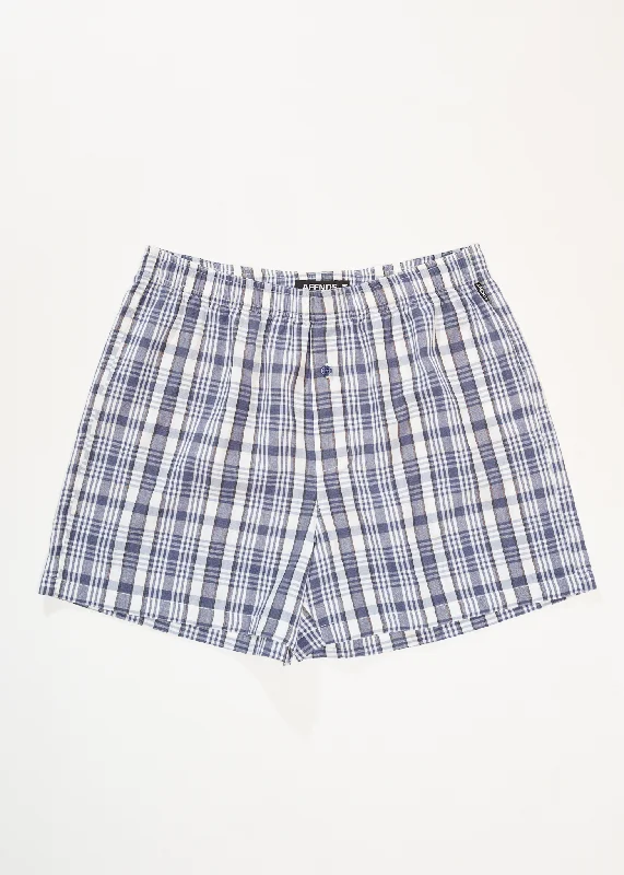 AFENDS Womens Checked Out - Boxer Brief One Pack - Marlin